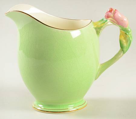 Rosebud Green (Green Background) 16 Oz Jug