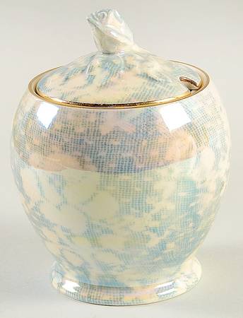 Brocade Green (Iridescent) Jam/Jelly & Lid