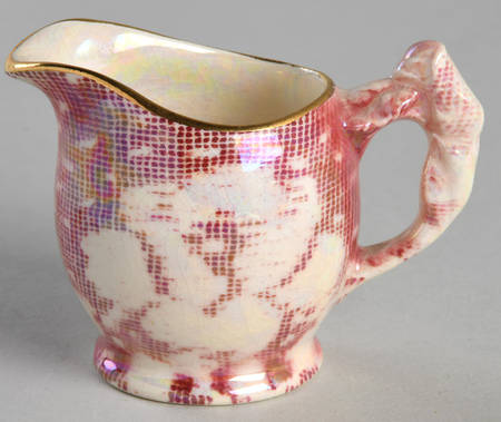 Brocade Cranberry (Iridescent) Breakfast Set, Individual Creamer Only