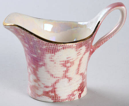 Brocade Cranberry (Iridescent) Eaton Individual Breakfast Set Creamer