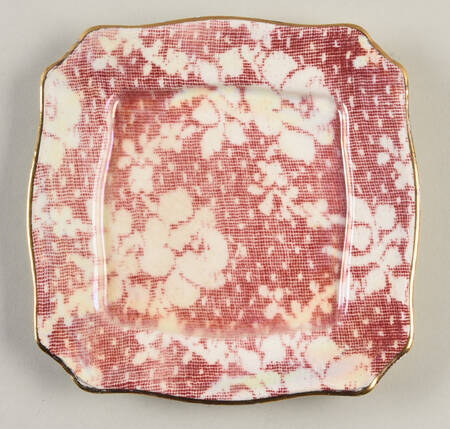 Brocade Cranberry (Iridescent) Square Butter No Lid