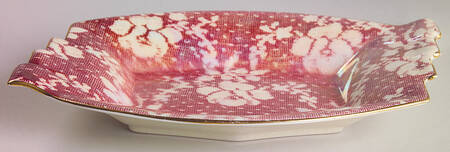 Brocade Cranberry (Iridescent) Open Candy Dish