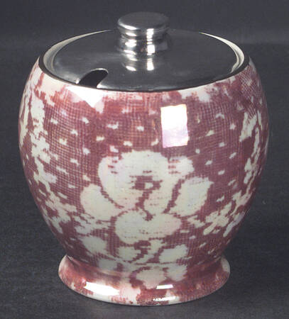 Brocade Cranberry (Iridescent) Jam/Jelly & Metal Lid