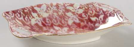 Brocade Cranberry (Iridescent) Sweet Meat Dish