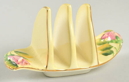 Rosebud Yellow (Yellow Background) Two Slice Toast Server