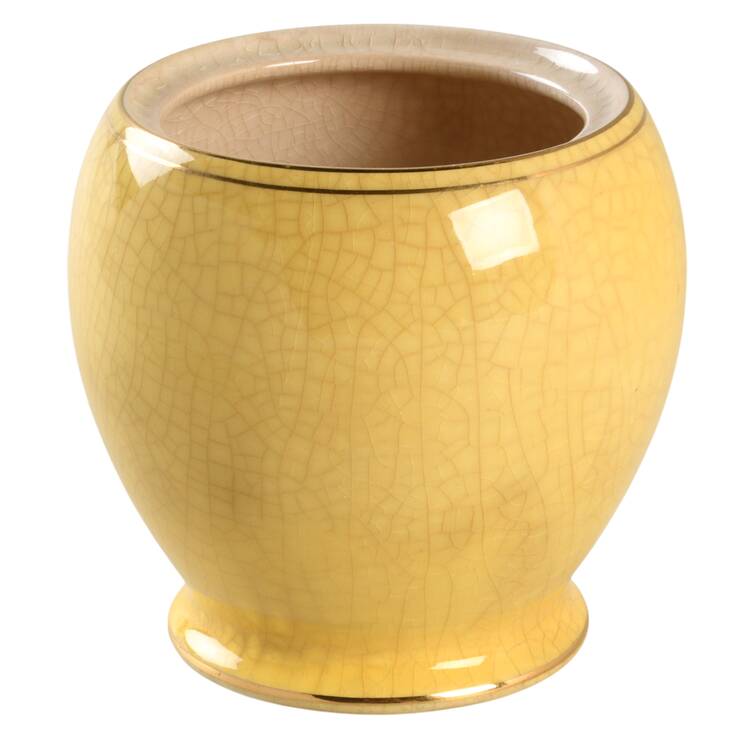 Rosebud Yellow (Yellow Background) Sugar Bowl No Lid