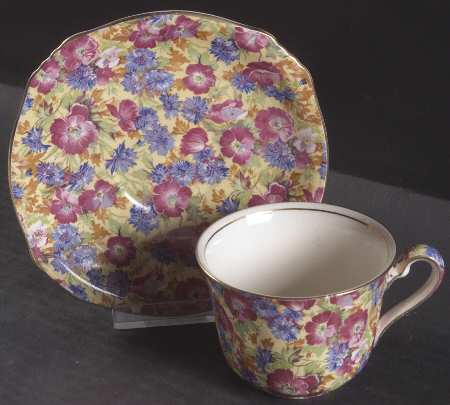 Royalty (Older) Flat Cup & Saucer Set