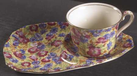 Royalty (Older) Plate for Dessert Plate & Cup Set