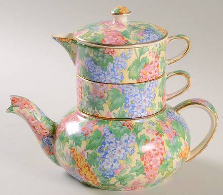 Somerset Mini Teapot Stacking Set (Creamer, Sugar)