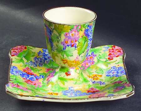 Somerset Egg Cup with Attached Underplate