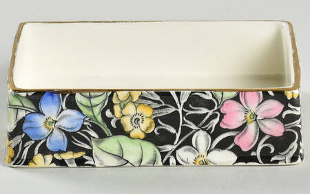 Spring Glory Black Lid for Candy Box
