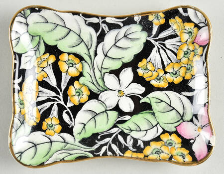 Spring Glory Black Pin Tray