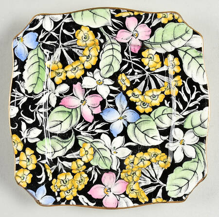 Spring Glory Black Square Butter No Lid