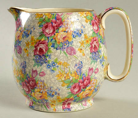 Spring (Rose Floral Chintz) 24 Oz Globe Jug