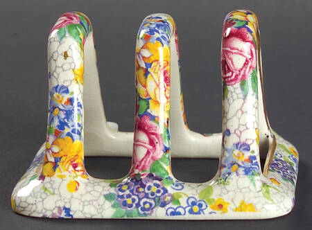 Spring (Rose Floral Chintz) Breakfast Set, 2-Slice Toast Rack Only