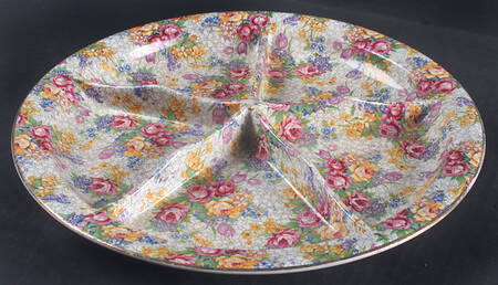 Spring (Rose Floral Chintz) 5-Part Relish