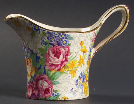 Spring (Rose Floral Chintz) Eaton Individual Breakfast Set Creamer