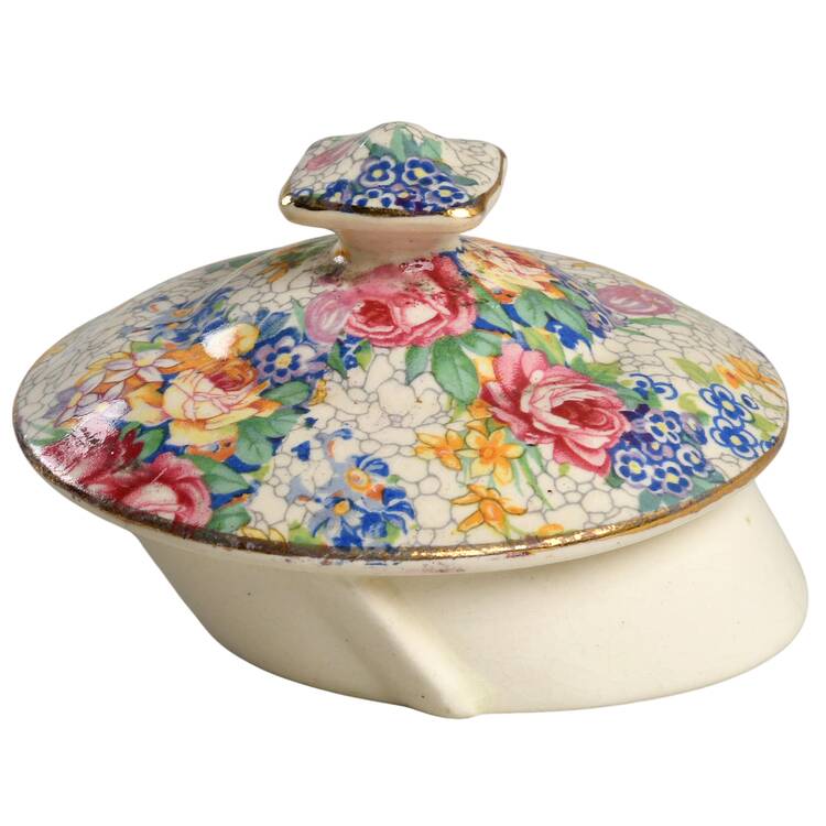 Spring (Rose Floral Chintz) Lid for Ascot Coffee Pot