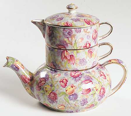 Stratford (Older) Mini Teapot Stacking Set (Creamer, Sugar)