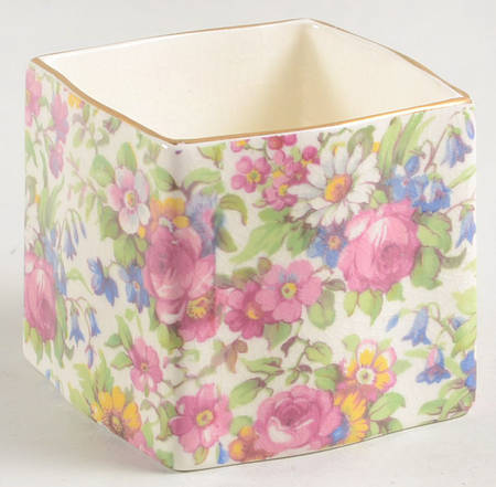 Summertime (Pre 1960, Cream Background, Gold Trim) Jam/Jelly No Lid
