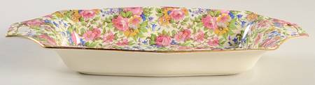 Summertime (Pre 1960, Cream Background, Gold Trim) Celery
