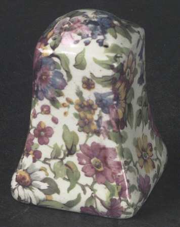 Summertime (Pre 1960, Cream Background, Gold Trim) Fife Pepper Shaker