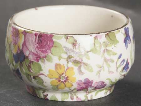 Summertime (Pre 1960, Cream Background, Gold Trim) Breakfast Set, Open Sugar Only