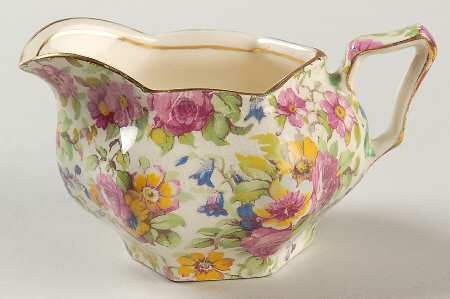 Summertime (Pre 1960, Cream Background, Gold Trim) Hector Creamer