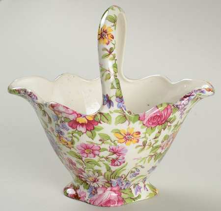 Summertime (Earthenware, Circa 1995) Small Basket