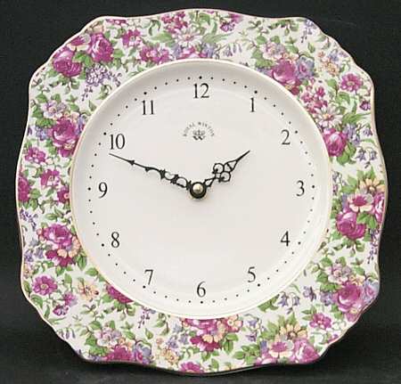 Summertime (Earthenware, Circa 1995) Hanging Wall Clock
