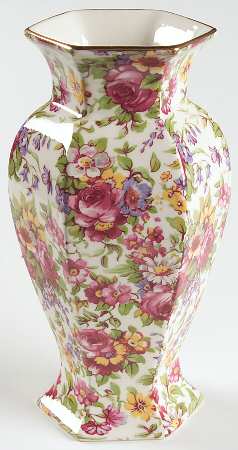 Summertime (Earthenware, Circa 1995) Hexagonal Vase