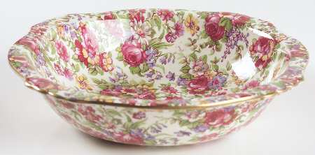 Summertime (Earthenware, Circa 1995) 8" Round Vegetable Bowl