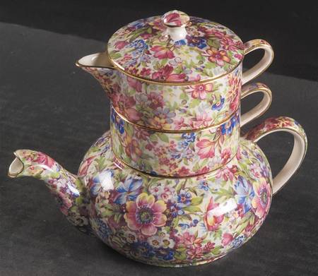 Sunshine Mini Teapot Stacking Set (Creamer, Sugar)
