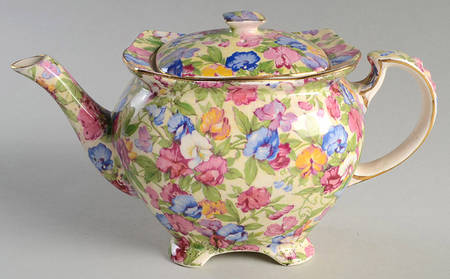 Sweet Pea Early Athena Teapot & Lid