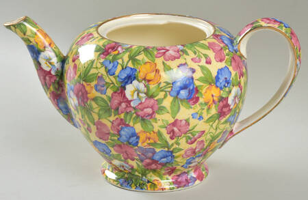Sweet Pea Albans Teapot No Lid