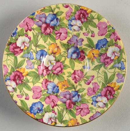 Sweet Pea Saucer for Flat Cup