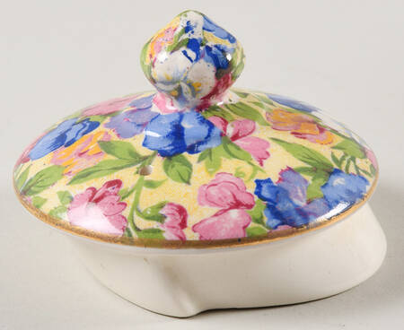 Sweet Pea Lid for Unknown Shape #1 Teapot