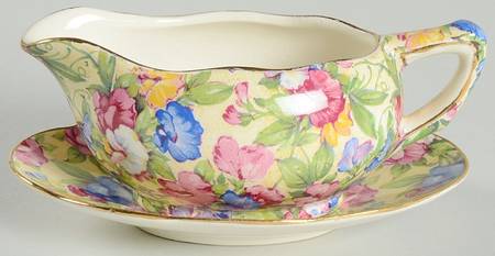 Sweet Pea Mint Boat & Stand
