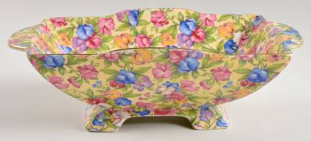 Sweet Pea 9" Rectangular Vegetable Bowl