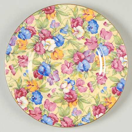 Sweet Pea Bread & Butter Plate