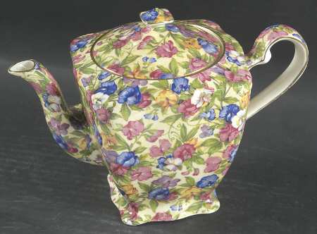 Sweet Pea Ascot Teapot & Lid