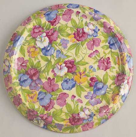 Sweet Pea Round Tea Tile