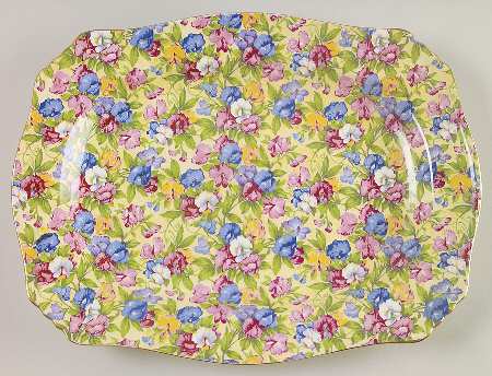 Sweet Pea 12" Rectangular Serving Platter