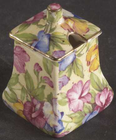 Sweet Pea Mustard Jar & Lid