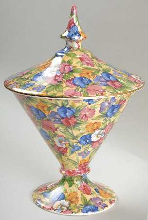 Sweet Pea Candy Jar & Lid