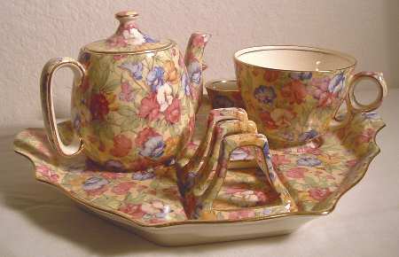 Sweet Pea 6-Piece Breakfast Set (Footed Cup)