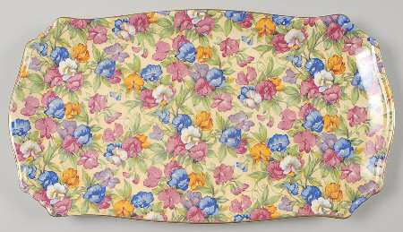 Sweet Pea Large Sandwich Tray