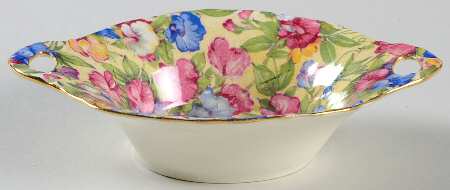 Sweet Pea 6" Oval Nut Dish