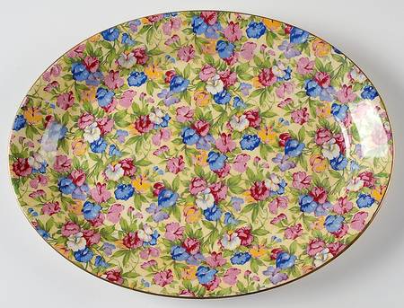 Sweet Pea 13" Oval Serving Platter