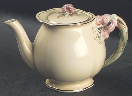 Tiger Lily Yellow Mini Teapot & Lid
